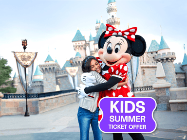 2-Day DISNEYLAND® Resort PARK HOPPER® Ticket with Lightning Lane Multi Pass Kids' Summer Offer