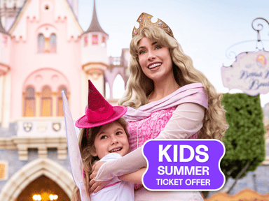 2-Day DISNEYLAND® Resort PARK HOPPER® Ticket Kids' Summer Offer