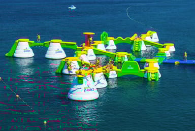 Wai Kai Lagoon and Floating Obstacle Course Half-Day Admission