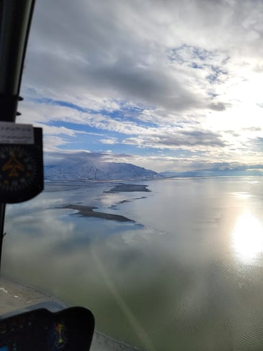 Great Salt Lake and Antelope Island Scenic Helicopter Tour