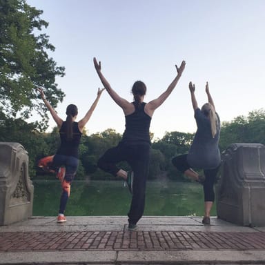 Sunrise Yoga Walk in Central Park