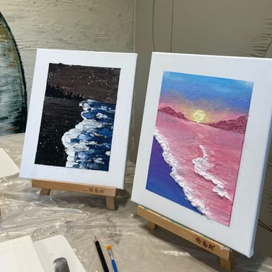 3D Textured Acrylic Painting Class