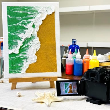 3D Textured Acrylic Painting Class