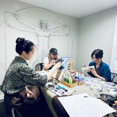 3D Textured Acrylic Painting Class