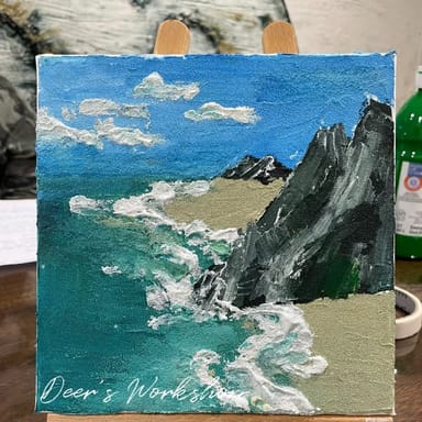 3D Textured Acrylic Painting Class