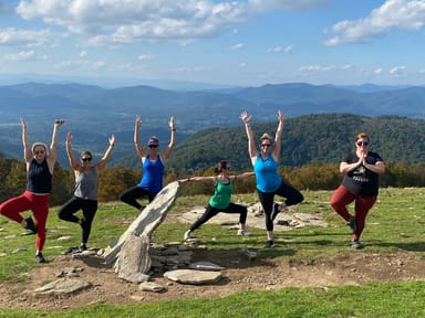 Yoga on the Mountain Hike