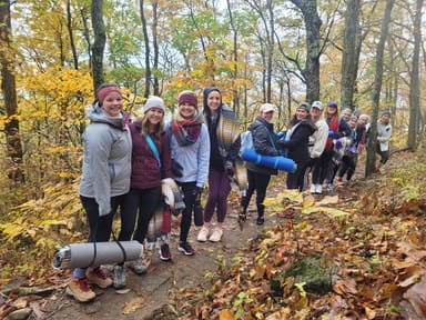 Yoga on the Mountain Hike