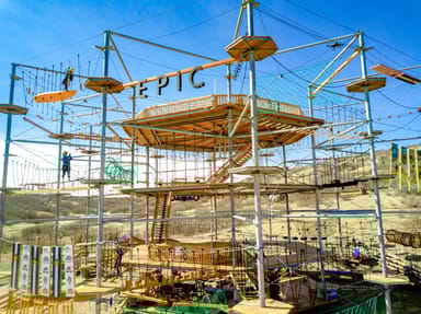 Thrilling Sky Trek Aerial Adventure Course