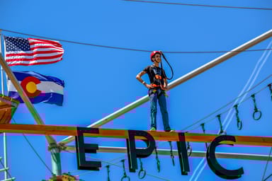 Thrilling Sky Trek Aerial Adventure Course