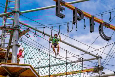 Thrilling Sky Trek Aerial Adventure Course