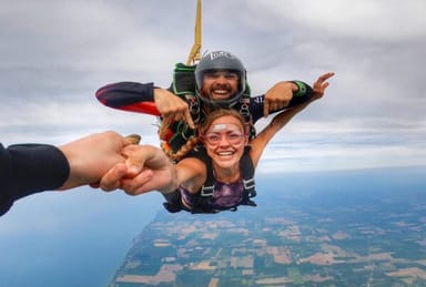 Tandem Skydive Over Niagara Falls