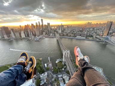 Doors-Off Helicopter Tour for Two: Private Flight Over the Brooklyn Bridge