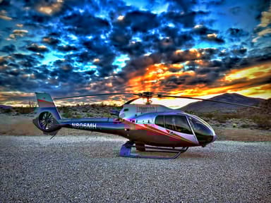 Sunset Helicopter Tour Over Las Vegas and the Grand Canyon with Private Landing 1