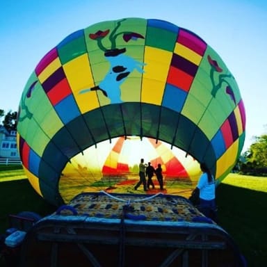 Private Hot Air Balloon Ride for Two With Champagne