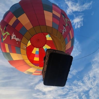 Shared Hot Air Balloon Ride and Champagne Toast