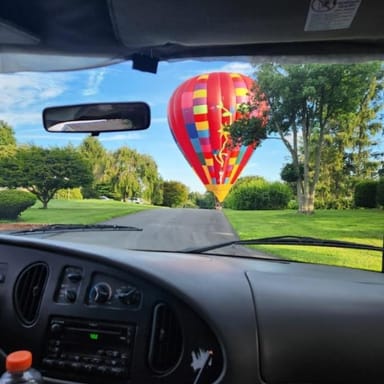 Shared Hot Air Balloon Ride and Champagne Toast