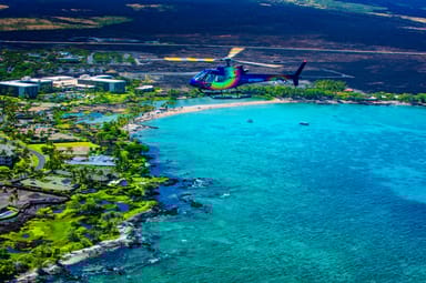 Kona Coast and Volcanoes Rainbow Helicopter Tour