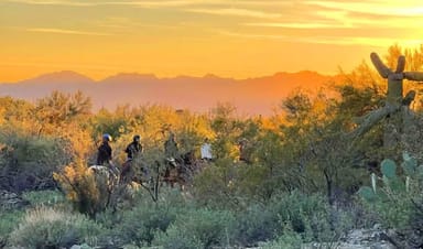 Sunset Horseback Ride in Oro Valley