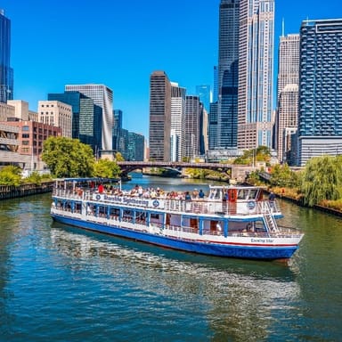 Chicago River Architecture Cruise and Museum of Ice Cream General Admission for Two