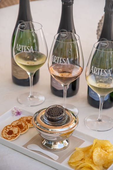 Bubbles and Caviar Experience for Two at Artesa Vineyards & Winery
