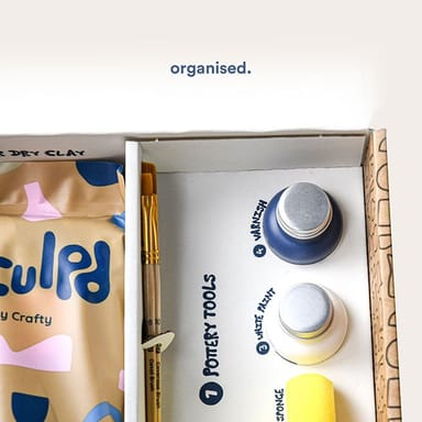 At-Home Pottery Sculpting Kit by Sculpd