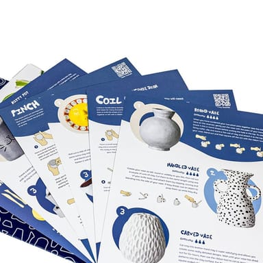 At-Home Pottery Sculpting Kit with Pastel Paint by Sculpd