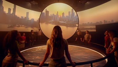 Scenic Lake Michigan Cruise and Flyover Chicago Immersive Theatre Experience for Two