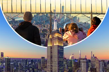 Empire State Building Admission, State Grill and Bar Dinner, and MAYBE HAPPY ENDING Broadway Tickets for Two