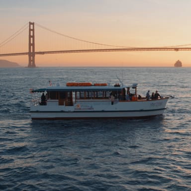 Sip and Sail: San Francisco Bay Sunset Cruise and Wine Tasting for Two
