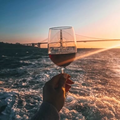 Sip and Sail: San Francisco Bay Sunset Cruise and Wine Tasting for Two