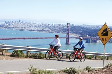 Golden Gate Bridge Electric Bike Guided Tour