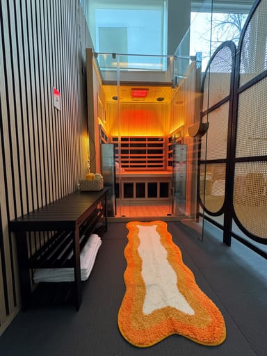 Healing Infrared Sauna Session at Cosmic Acupuncture