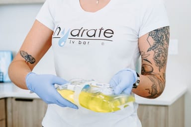 IV Therapy Session at Hydrate IV Bar - The Oxford Club