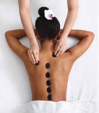 Hot Stone Massage at Self Indulgence Spa
