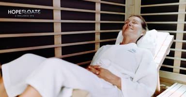 Infrared Sauna Session at Hope Floats Wellness Spa