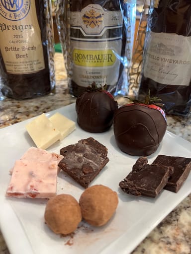 Wine and Chocolate Tasting for Two with Take-Home Bottle at Vintage Sweet Shoppe