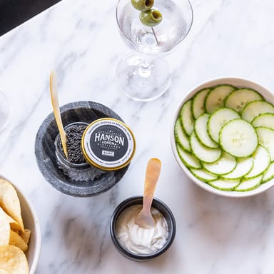 Martini and Caviar Tasting for Two at Hanson of Sonoma
