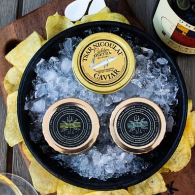 Bedrock Wine Co. Sparkling Wine Tasting with Caviar for Two