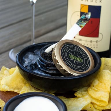 Bedrock Wine Co. Sparkling Wine Tasting with Caviar for Two