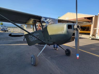 Fly in a Historic Cessna L-19E Bird Dog Airplane