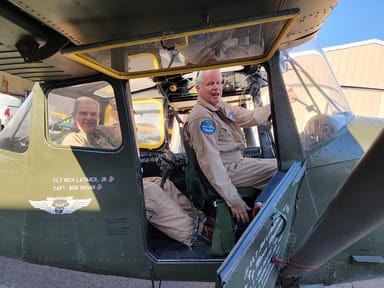 Fly in a Historic Cessna L-19E Bird Dog Airplane