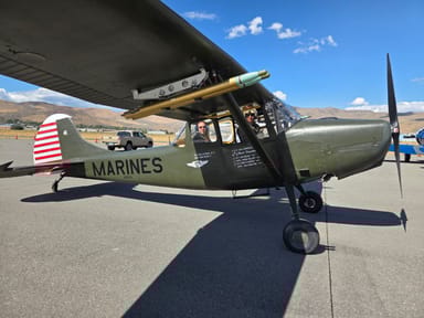 Fly in a Historic Cessna L-19E Bird Dog Airplane