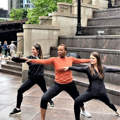 Chicago River Yoga Walk