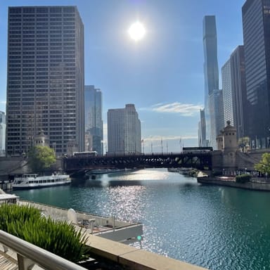Chicago River Yoga Walk