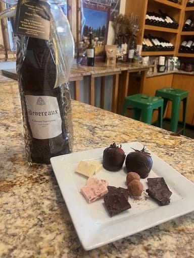 Wine and Chocolate Tasting for Two with Take-Home Bottle at Vintage Sweet Shoppe