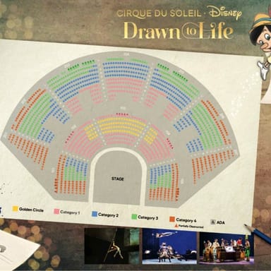 Cirque Du Soleil® DRAWN TO LIFE Show Tickets