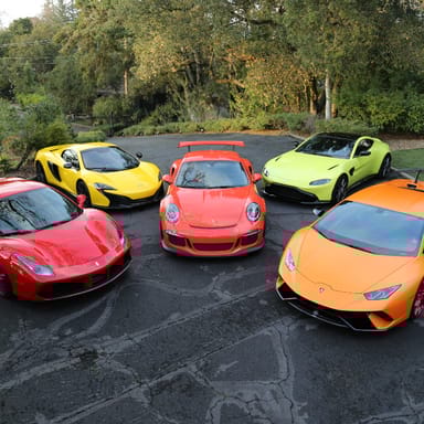 30-Minute Drive a Supercar Experience in Napa Valley