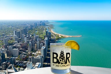 Lake Michigan Lunch Cruise and 360 Chicago Sip and View Experience for Two