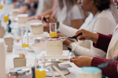 Paint and Sip: Cake Decorating Class with Mimosas