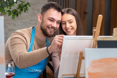 Creative Paint and Sip Class 